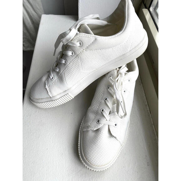 SPLENDID Eco 8 M Womens White Liberty Toe Platform Athletic Sneakers Shoes - Picture 2 of 8